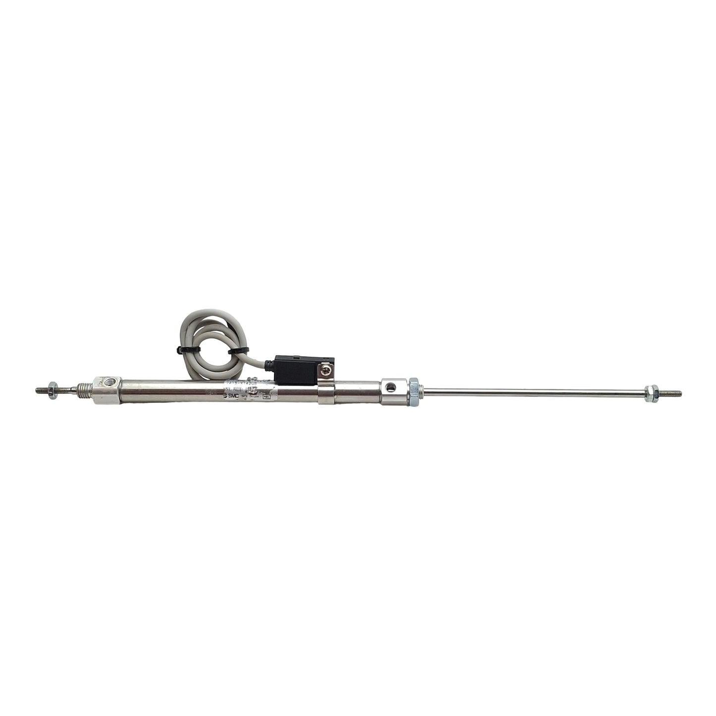 Used SMC NCDJ2WB10-400-H7A1S-X142US Pneumatic Cylinder, ø3/8" Bore, 4" Stroke, 100psi