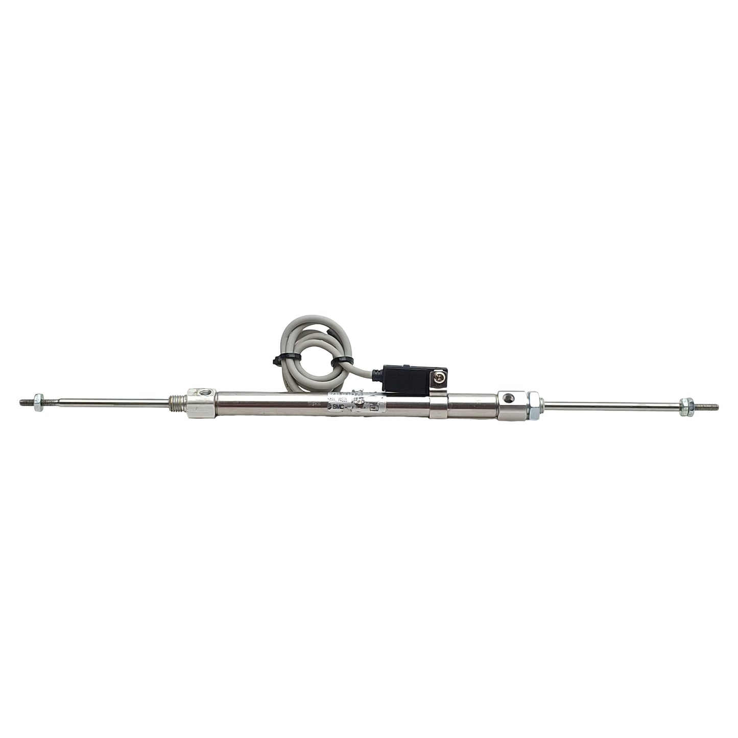 Used SMC NCDJ2WB10-400-H7A1S-X142US Pneumatic Cylinder, ø3/8" Bore, 4" Stroke, 100psi