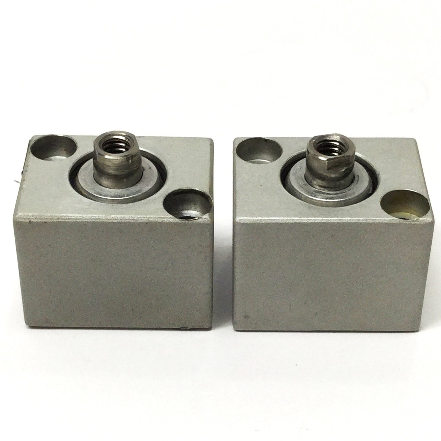 Used Lot of 2 Compact Air S12X18 Pneumatic Cylinders ⌀1/2" Bore, 1/8" Stroke, 125psi