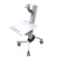 Used Ergotron 24-206-214 Neo-Flex Sit-Stand Computer Rolling Cart, 26lbs Capacity