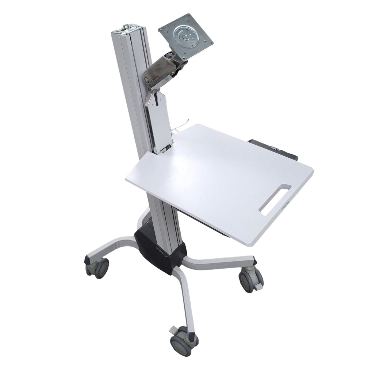 Used Ergotron 24-206-214 Neo-Flex Sit-Stand Computer Rolling Cart, 26lbs Capacity