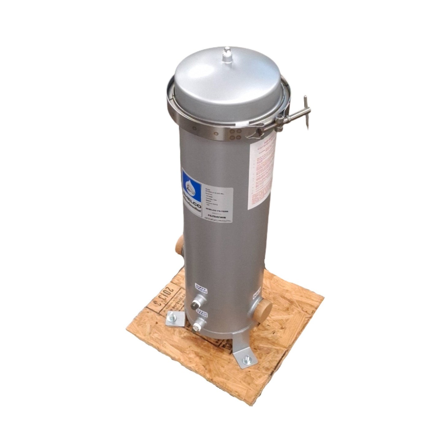 New – Open box Shelco Filters 4FOS2-316-222-ML Filter Housing, 2-High, 2in MNPT, 150psig Max