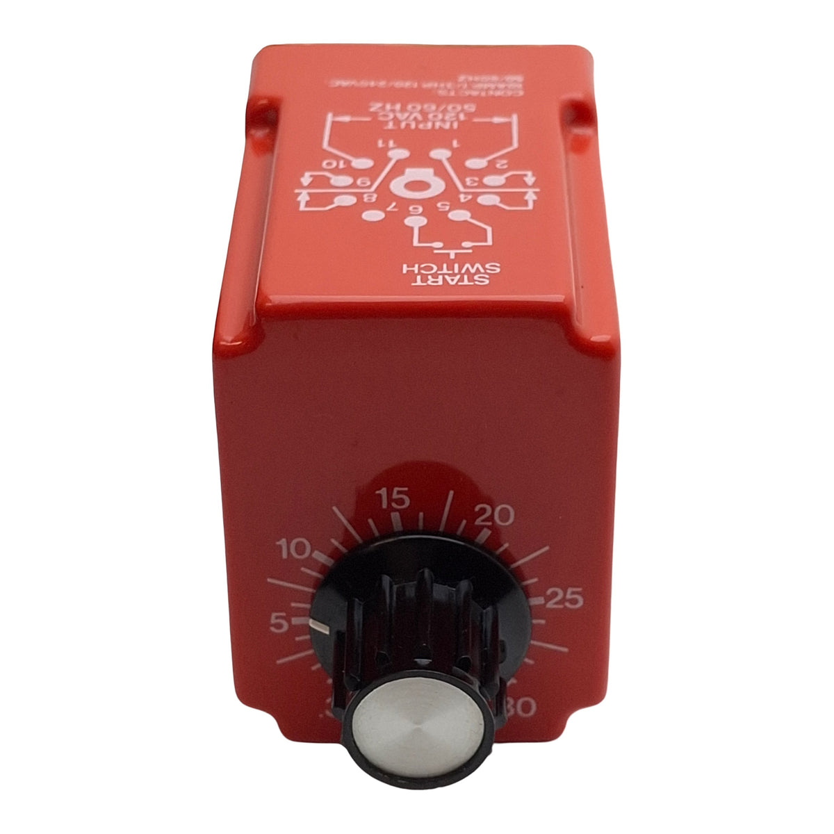 Used NCC T2K-30-461 Solid-State Time Delay Relay, 0.3-30sec Range, 120VAC In, 11-Pin