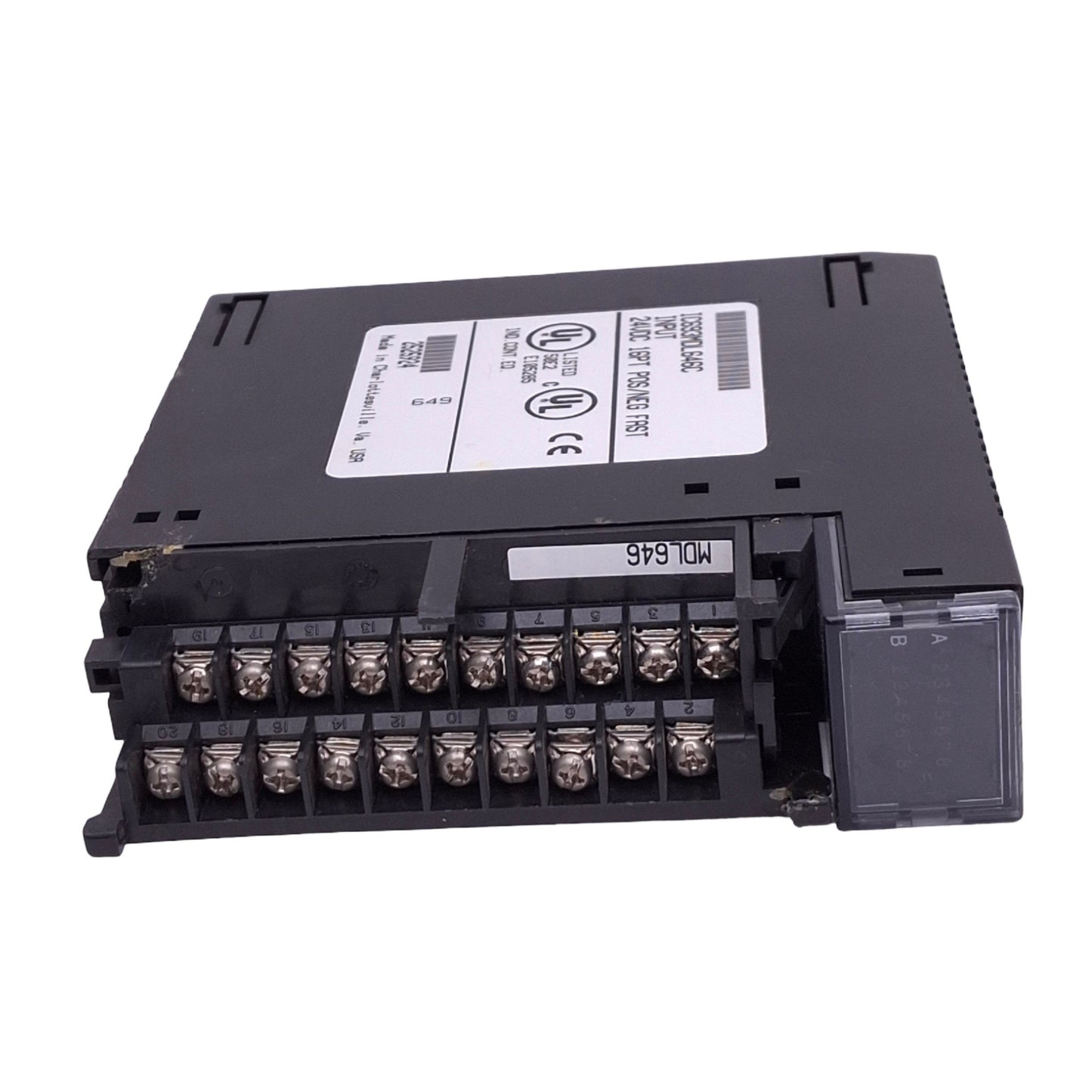 Used GE Fanuc IC693MDL646C Digital Input Module for 90-30 PLC, 16-Point, 24VDC