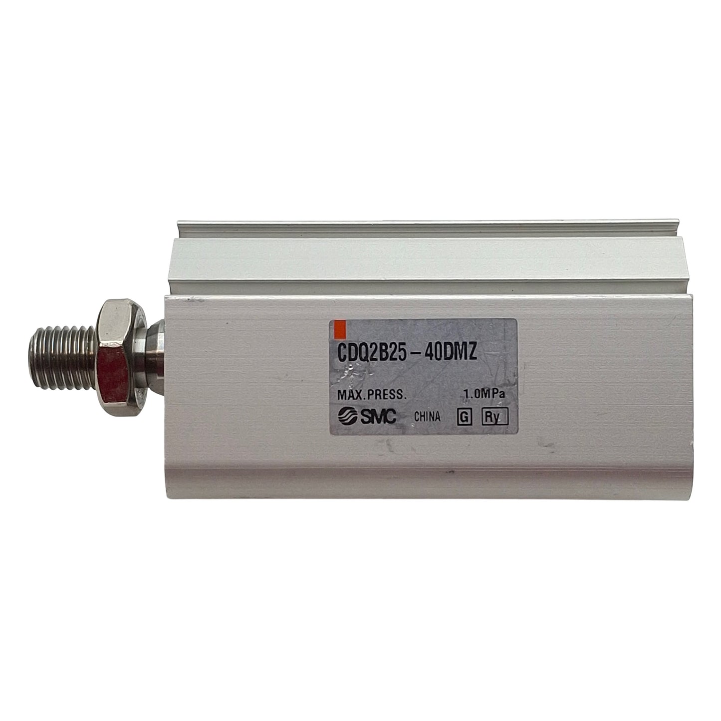 Used SMC CDQ2B25-40DMZ Compact Cylinder, ø25mm Bore, 40mm Stroke, M5 x 0.8, 1.0MPa