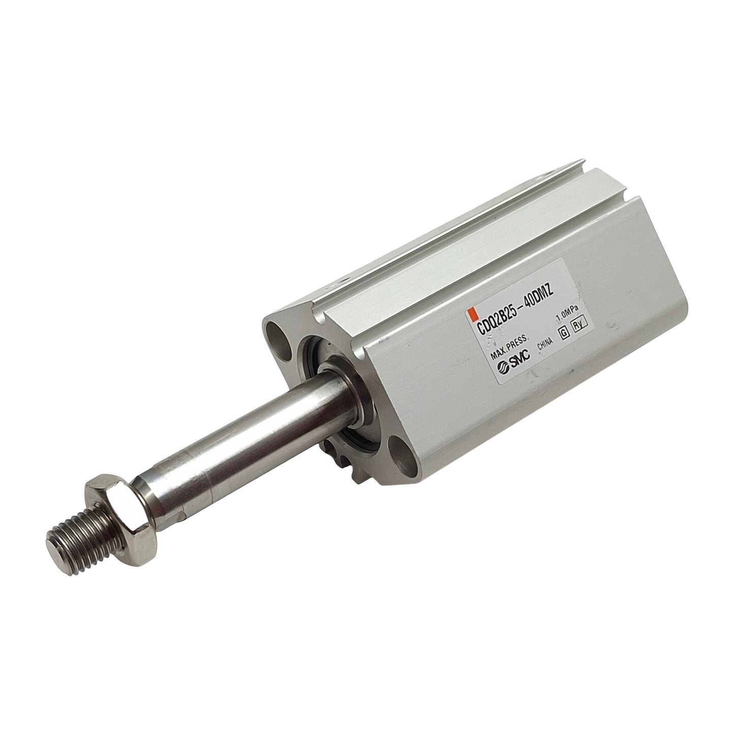 Used SMC CDQ2B25-40DMZ Compact Cylinder, ø25mm Bore, 40mm Stroke, M5 x 0.8, 1.0MPa