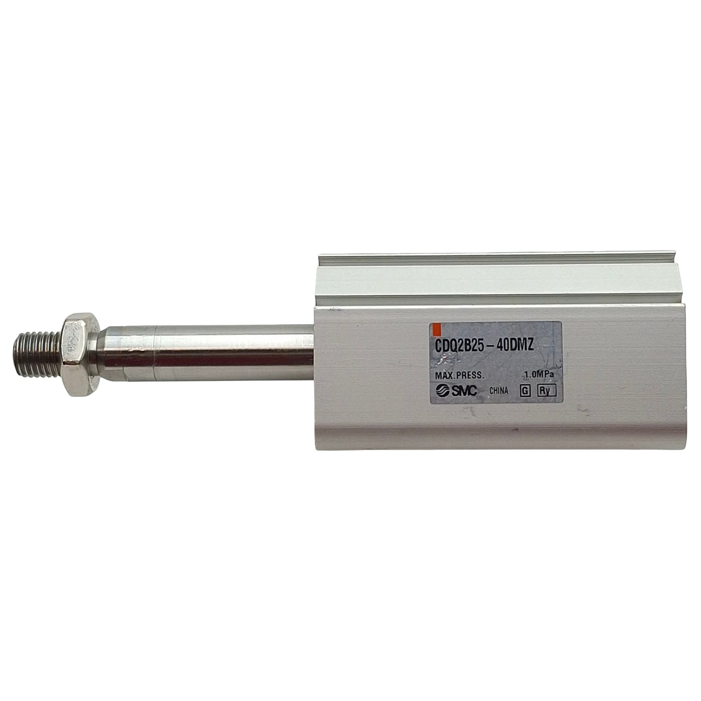 Used SMC CDQ2B25-40DMZ Compact Cylinder, ø25mm Bore, 40mm Stroke, M5 x 0.8, 1.0MPa