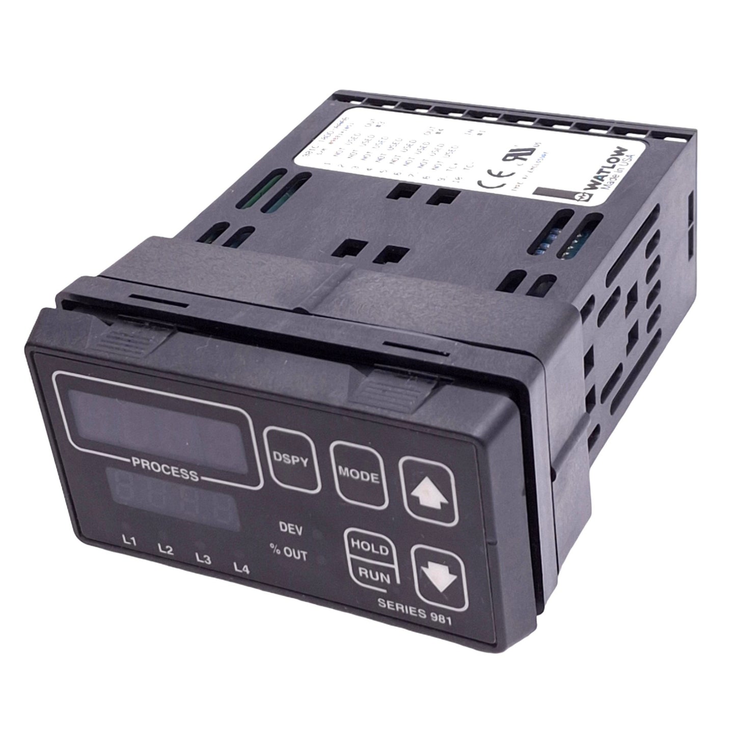 New – Open box Watlow 981C-10DD-AAAB Ramping Temperature Controller, 100-240VAC, 1/8 DIN Panel