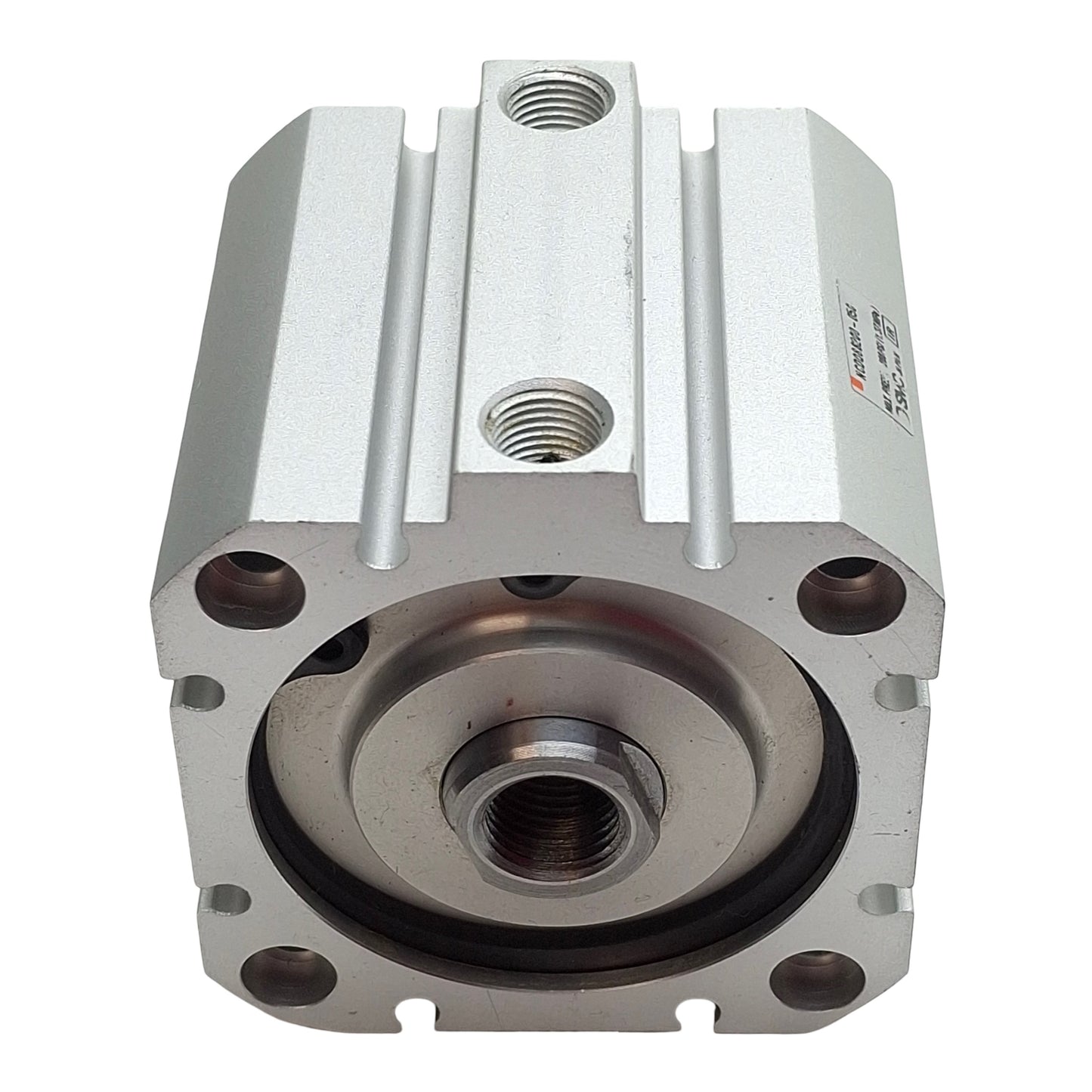 Used SMC NCDQ8B200-050 Compact Cylinder, ø2in Bore, 1/2in Stroke, 1/8in NPT, 200psi