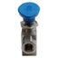 Used Hoke 7165F4Y Stainless Steel Ball Valve, 3-Way, 1/4in NPT Female, 500psi, 0.57Cv