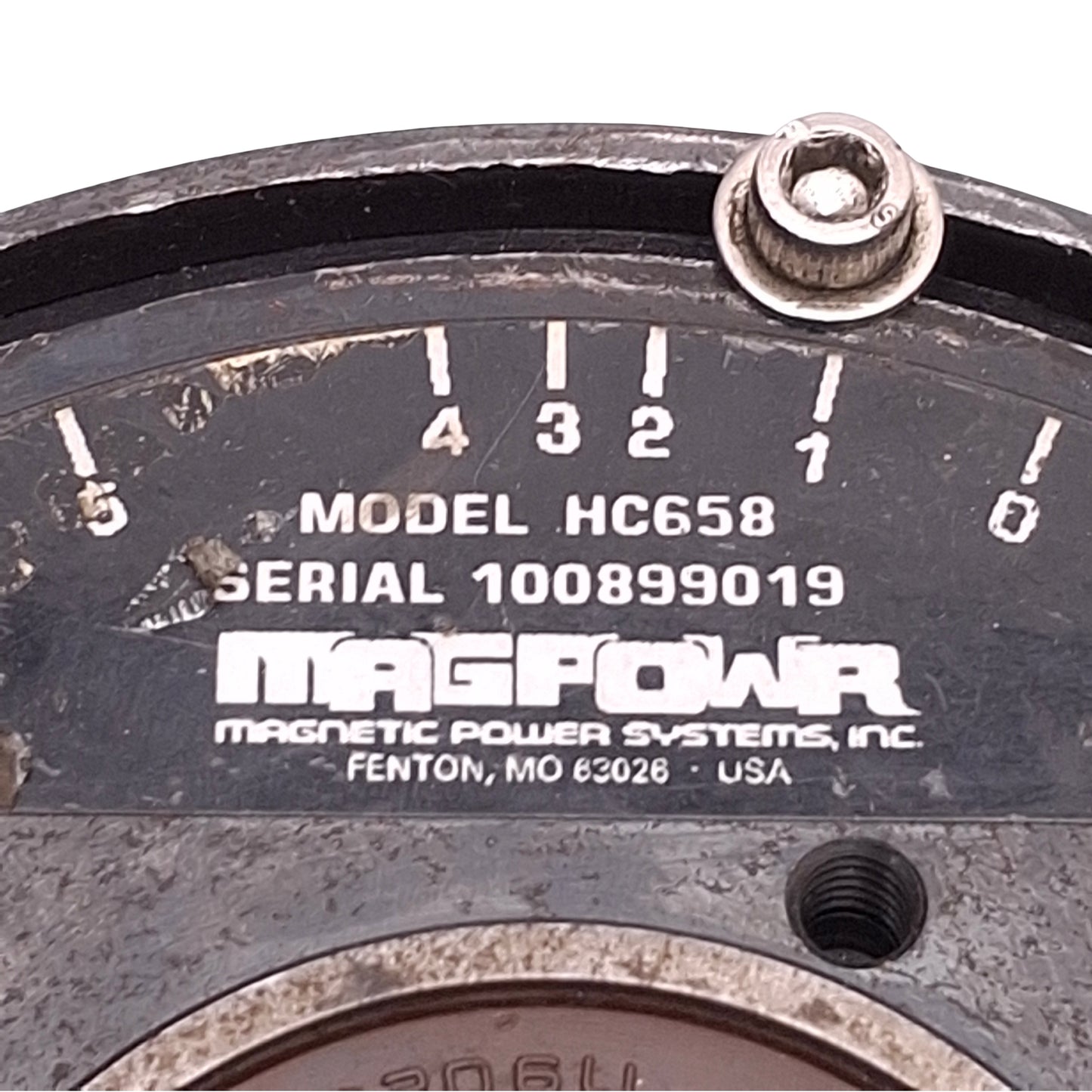 Used Magpowr HC658 Perma-Tork Clutch Brake ø0.6in Bore, 0-5inlb Torque, 1/4-20 UNC