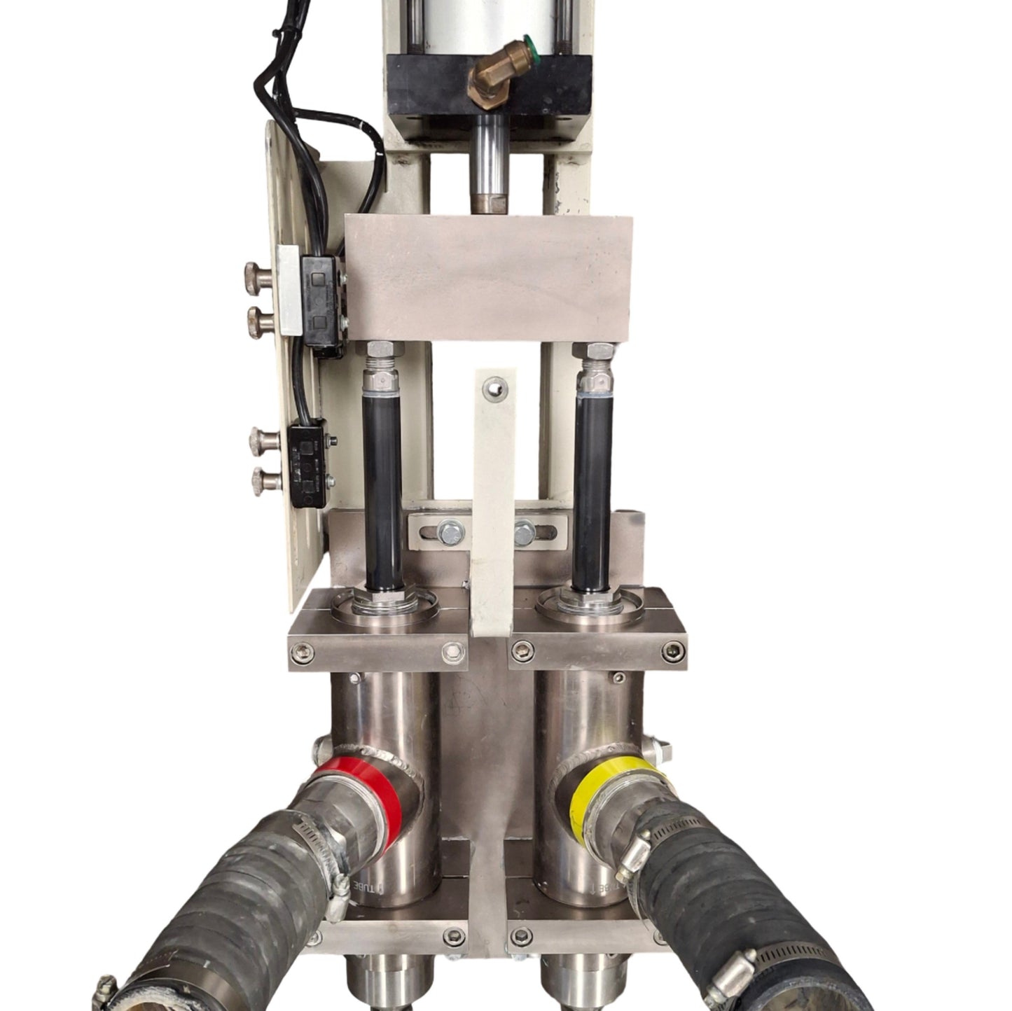 Used Liquid Controls Corp Two Component Dispensing Valve 2in OD Tube Inlet, 1:1 Ratio