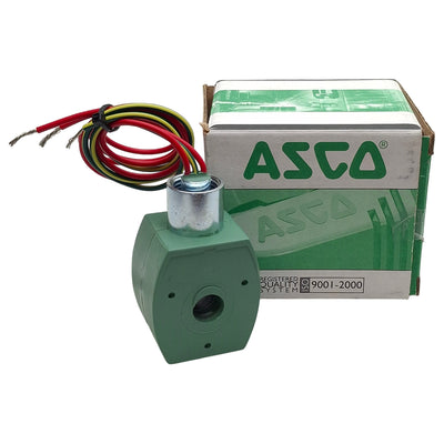 New Asco 238610-032-D MP-C-080 Red Hat Solenoid Coil, 110/120VAC, 3-Wire Lead, 0.5m