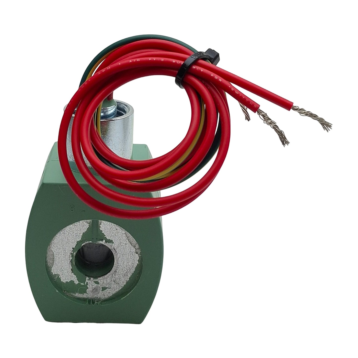 New Asco 238610-032-D MP-C-080 Red Hat Solenoid Coil, 110/120VAC, 3-Wire Lead, 0.5m