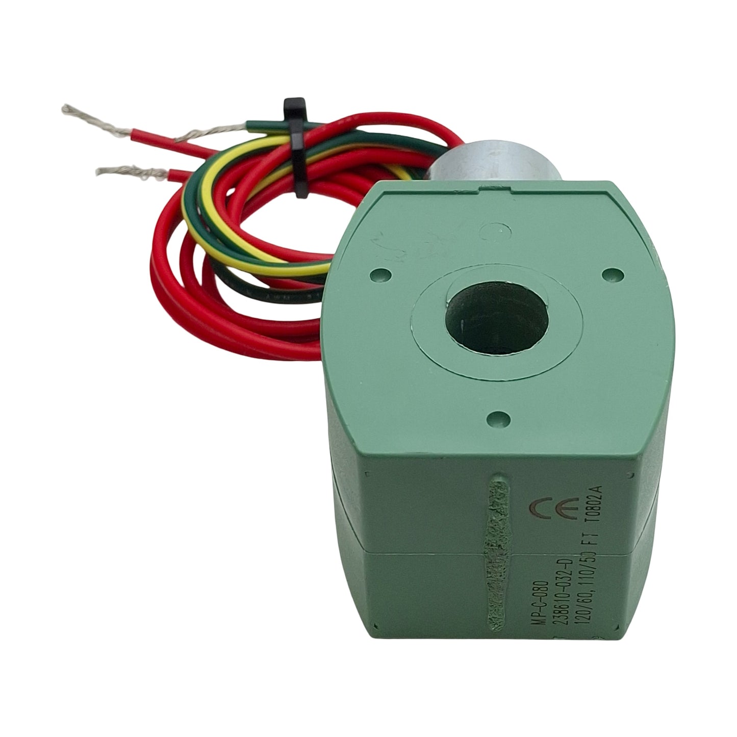 New Asco 238610-032-D MP-C-080 Red Hat Solenoid Coil, 110/120VAC, 3-Wire Lead, 0.5m