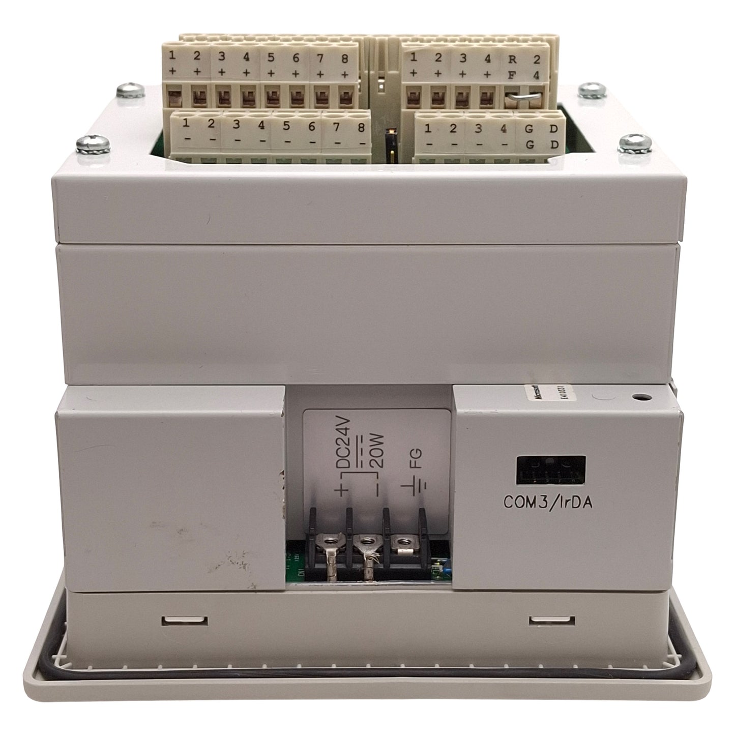 Used CyboCon FCM1D101S2P-B Operator Interface Panel, 6in STN, PS/2, RJ45, 24VDC