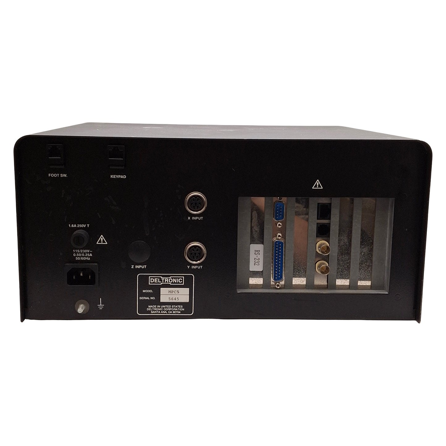 Used Deltronic MPC-5 DRO Multiprocessor Digital Readout For Optical Comparator