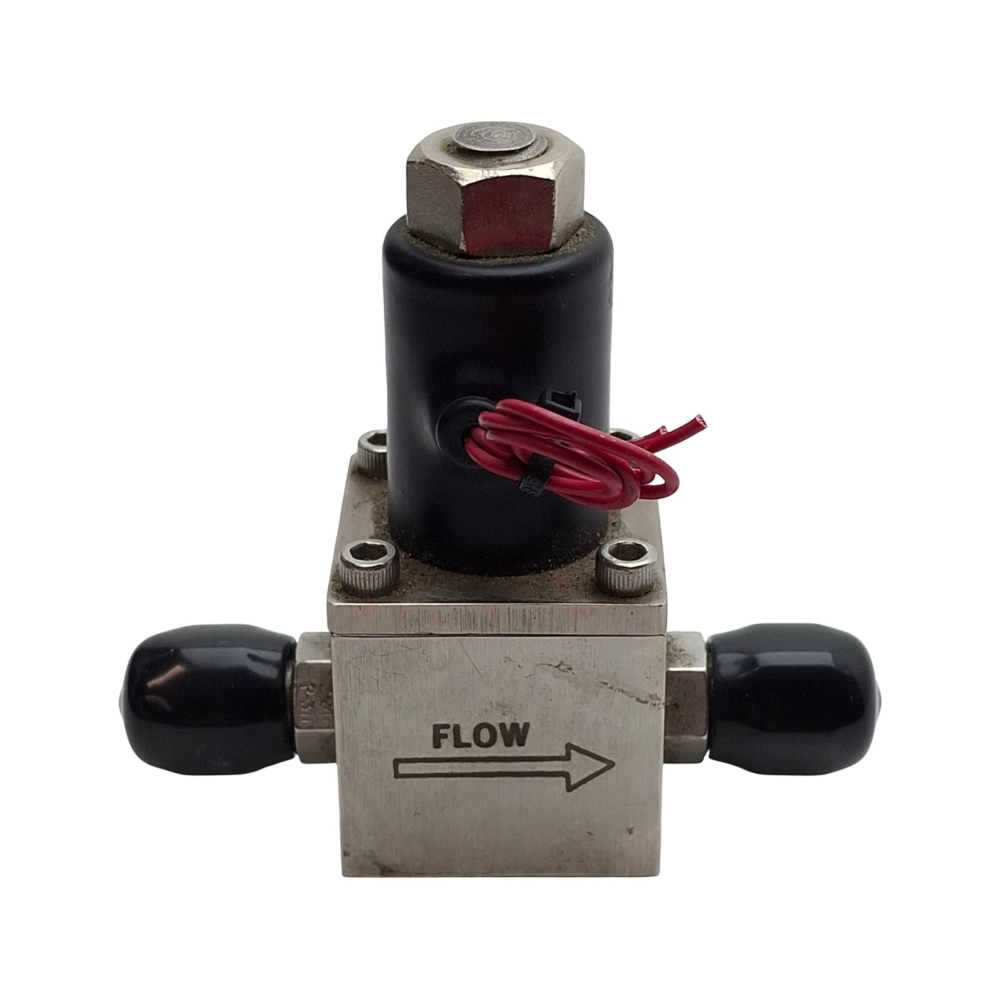 Used MKS 248A-V-5000 Solenoid Flow Control Valve 5000sccm, 0.25" Swagelok, 24VDC Coil