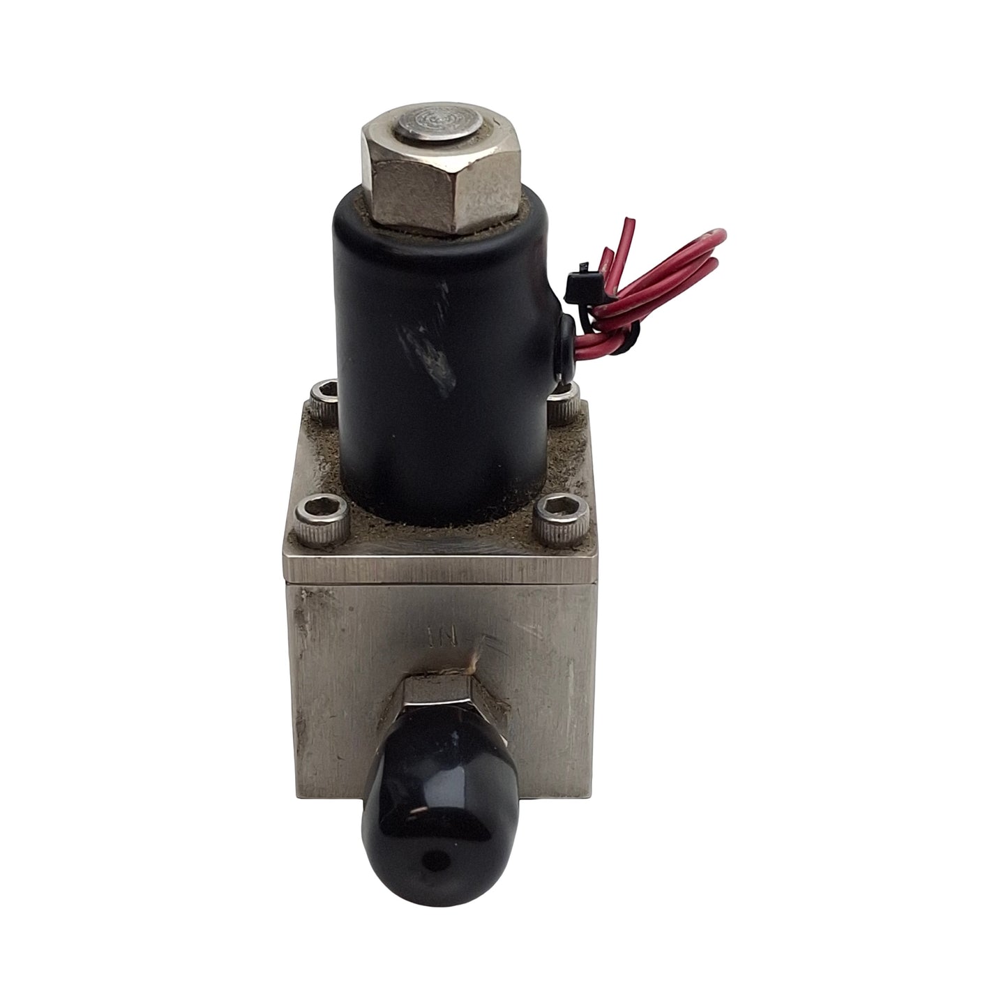 Used MKS 248A-V-5000 Solenoid Flow Control Valve 5000sccm, 0.25" Swagelok, 24VDC Coil
