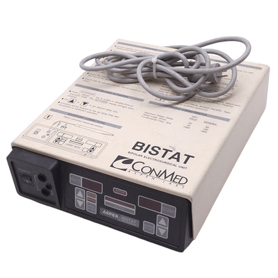 Used ConMed 60-5400-001 BISTAT Bipolar Electrosurgical Unit, 100/120VAC 2A, 150W Max