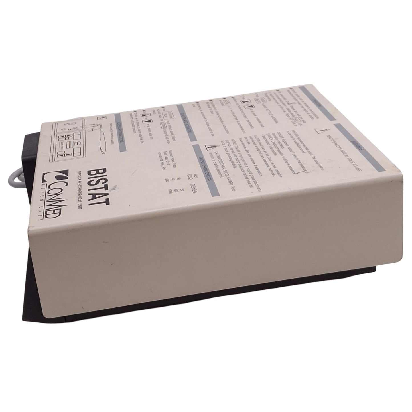 Used ConMed 60-5400-001 BISTAT Bipolar Electrosurgical Unit, 100/120VAC 2A, 150W Max