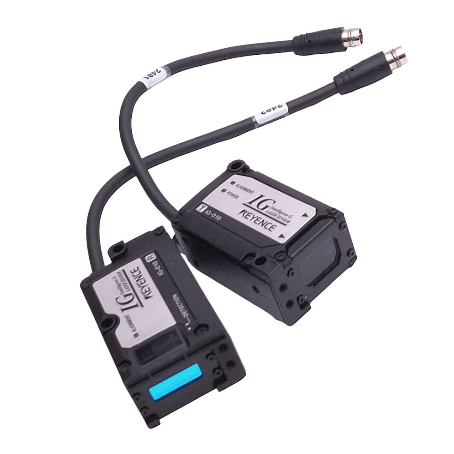 Used Keyence IG-010 Intelligent-G Laser Sensor Head, 660nm, 10mm Range, 10-30VDC