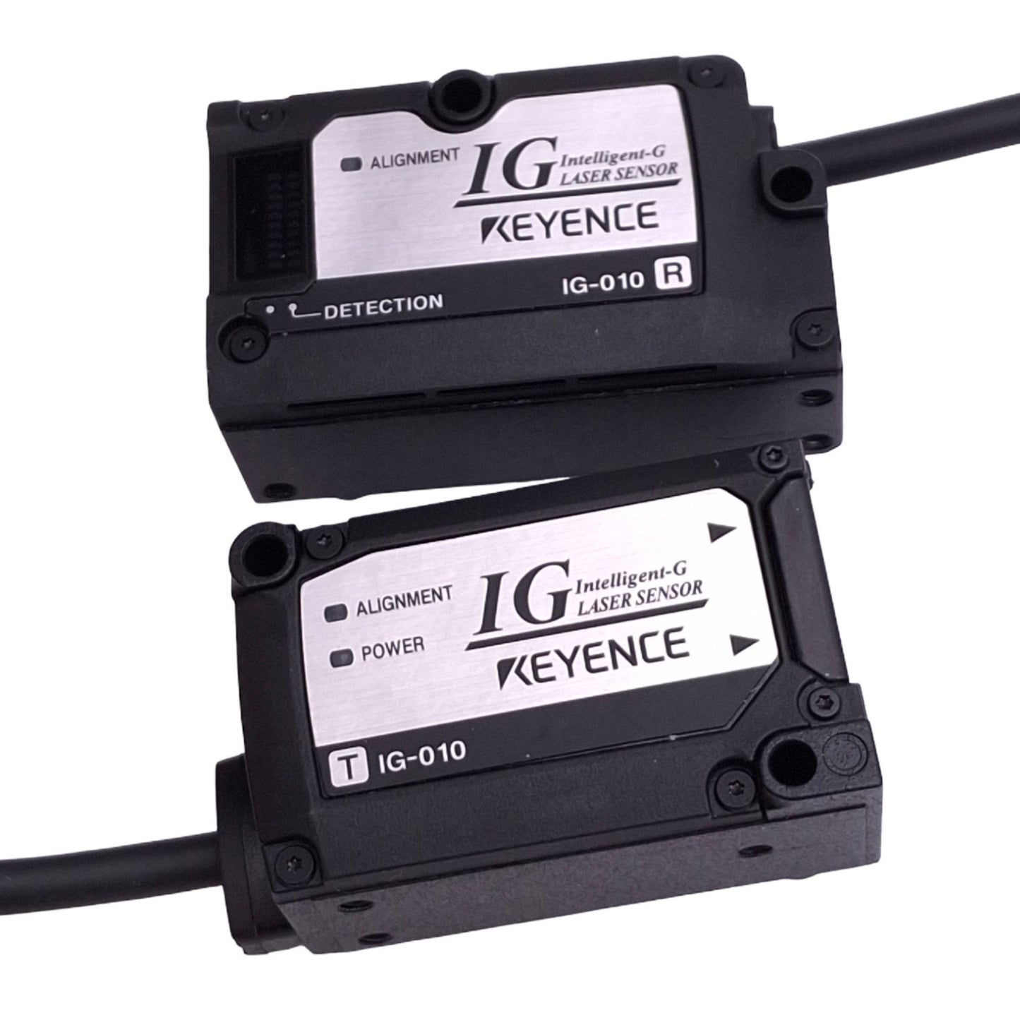 Used Keyence IG-010 Intelligent-G Laser Sensor Head, 660nm, 10mm Range, 10-30VDC