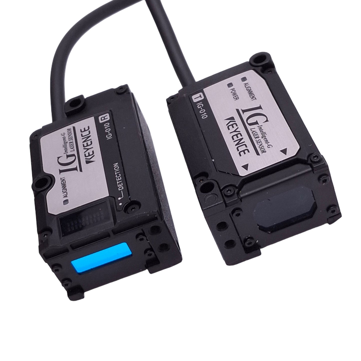 Used Keyence IG-010 Intelligent-G Laser Sensor Head, 660nm, 10mm Range, 10-30VDC