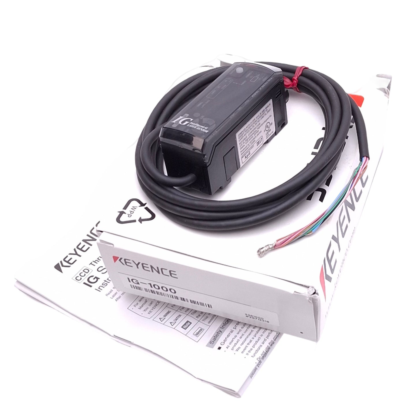 New Keyence IG-1000 Laser Micrometer Amplifier Unit, 10-30VDC In, 4-20mA Out