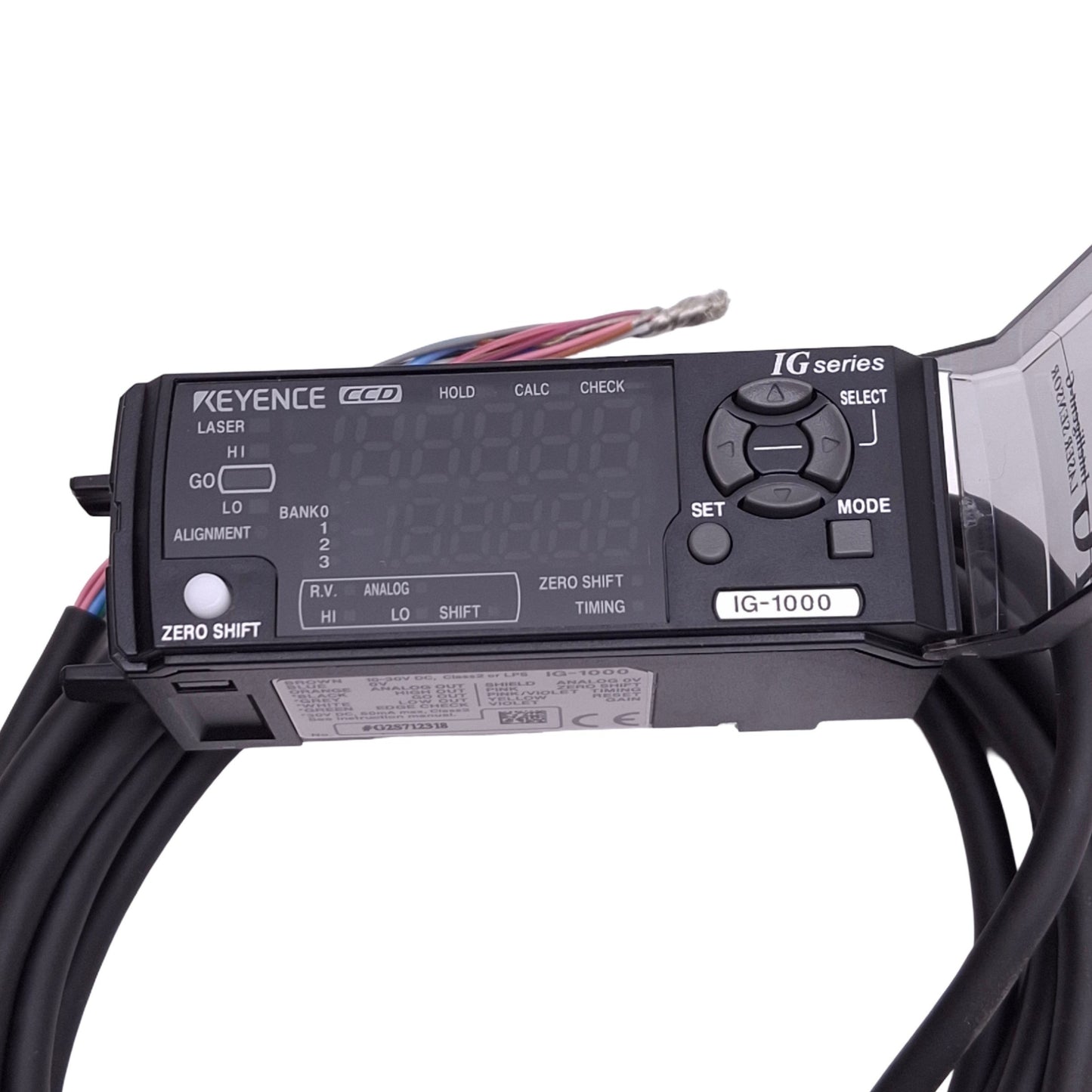 New Keyence IG-1000 Laser Micrometer Amplifier Unit, 10-30VDC In, 4-20mA Out