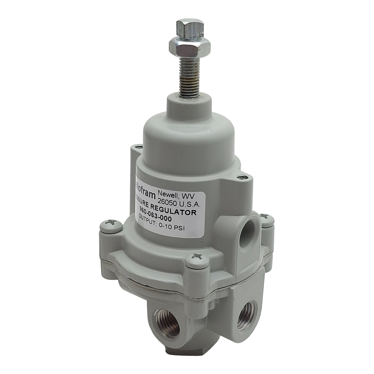 New Bellofram 960-063-000 Pressure Regulator, 0-10psi Set, 250psi Max, 1/4in NPT
