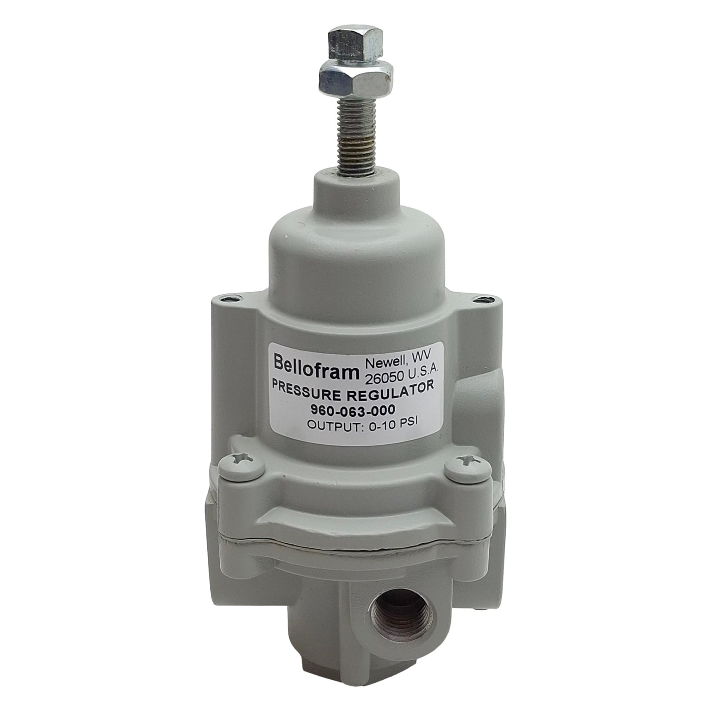 New Bellofram 960-063-000 Pressure Regulator, 0-10psi Set, 250psi Max, 1/4in NPT