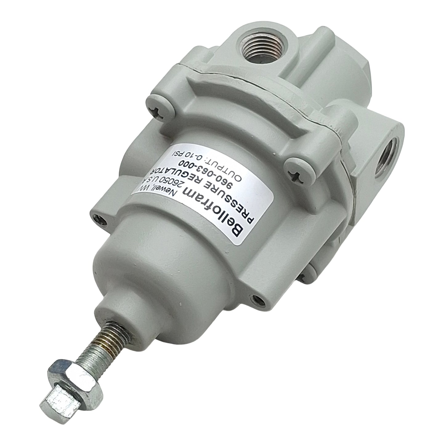 New Bellofram 960-063-000 Pressure Regulator, 0-10psi Set, 250psi Max, 1/4in NPT