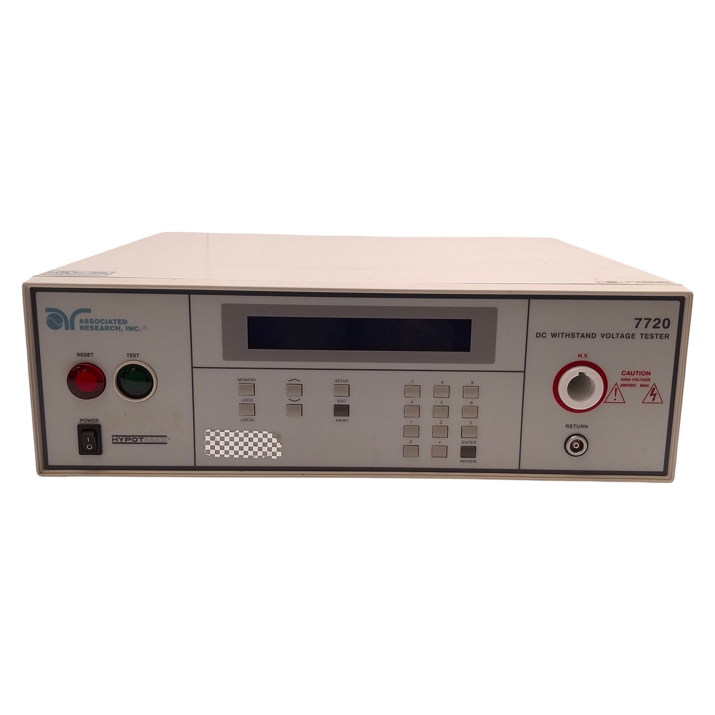 Used Associated Research 7720 Hipot Dielectric Withstand Tester 115/230VAC 6.3A Input