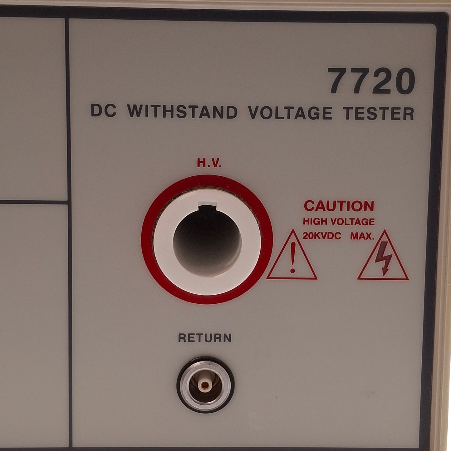 Used Associated Research 7720 Hipot Dielectric Withstand Tester 115/230VAC 6.3A Input