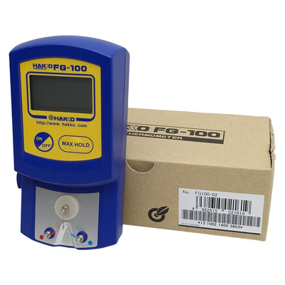 New – Open box Hakko FG100-02 FG-100 Thermometer, 1°F res, 32-1300°F Range, K Type, 9V Battery