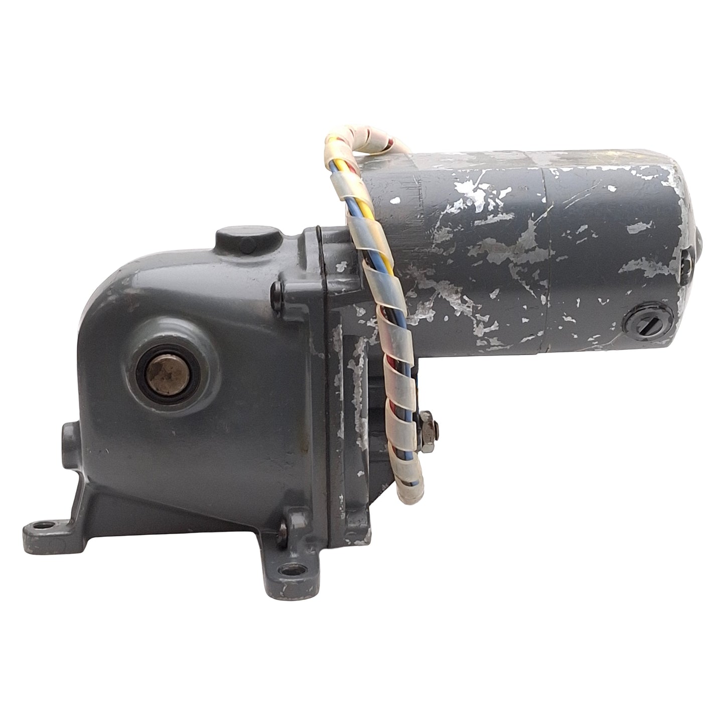 Used Dayton 2Z797B Gearmotor, 1787:1, 1/15HP, 2.8rpm, 350in-lbs, ø1/2in Shaft, 115VAC