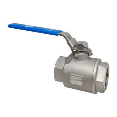 New – Open box A-T Controls 20-TH-0150-XXX Stainless Steel Ball Valve, 1-1/2in NPT, 1000psi