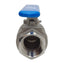 New – Open box A-T Controls 20-TH-0150-XXX Stainless Steel Ball Valve, 1-1/2in NPT, 1000psi