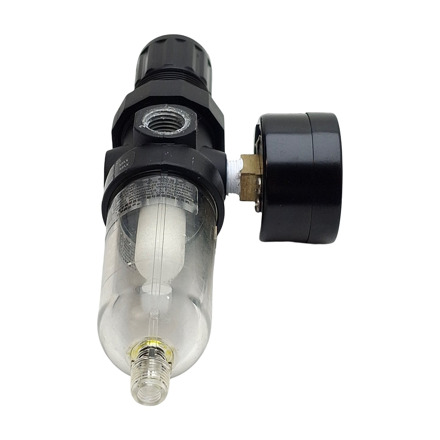 Used Norgren B07-202-A1KA Filter/Regulator, 4-100psi Set, 1/4in PTF, 5µm, 14scfm