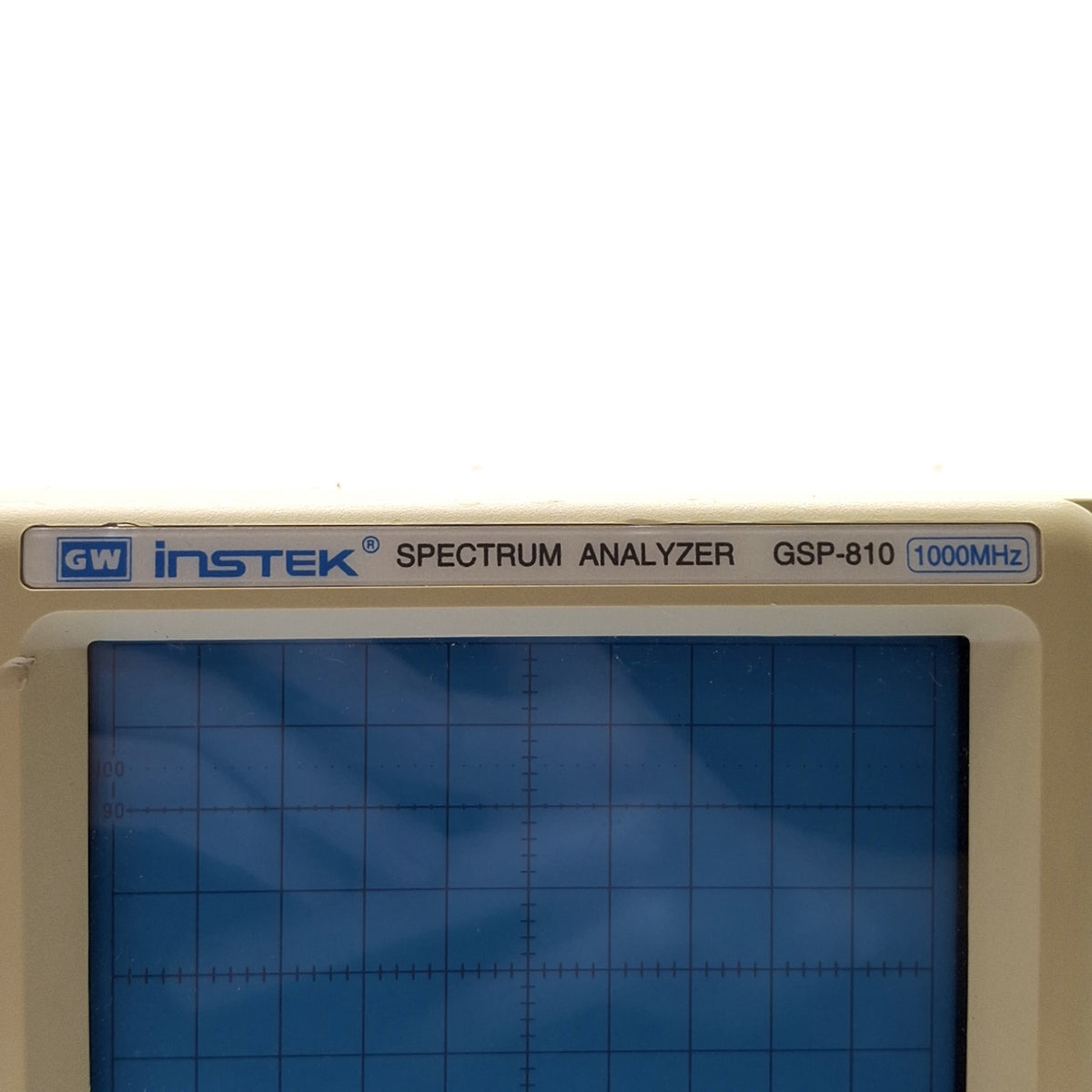 Used GM Instek GSP-810 Spectrum Analyzer, 150kHz-1000MHz, RS-232C, 100/120/220/230VAC
