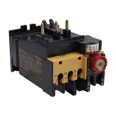 Used Allen Bradley 193-BSC22 Overload Relay, 3-Pole 1NC 1NO, 18-22A Range, 600VAC