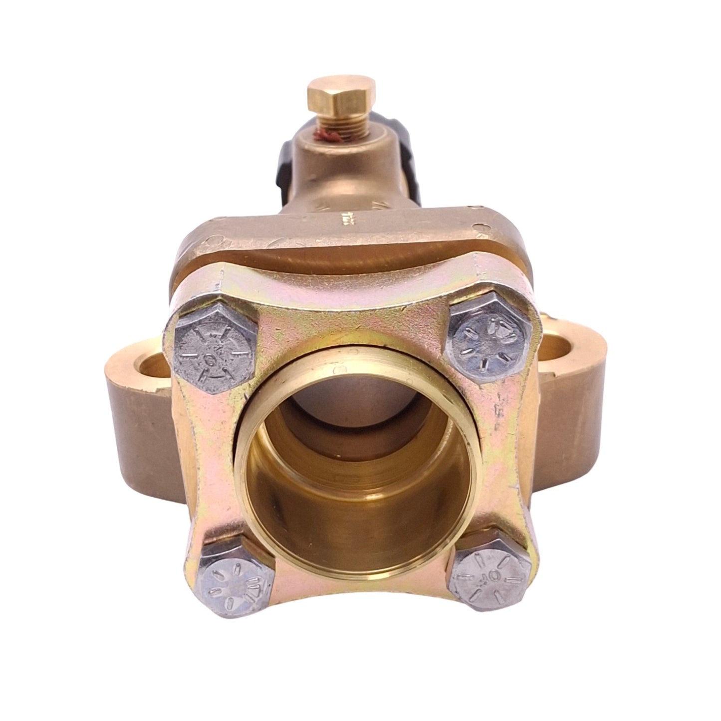 New Mueller A17526 Flange Union Brass Compressor Valve, ø1-3/8in, 700psi Max