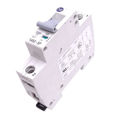 Used Allen Bradley 1492-SP1D070 Circuit Breaker, 1-Pole, 7A, 48VDC/277VAC Max