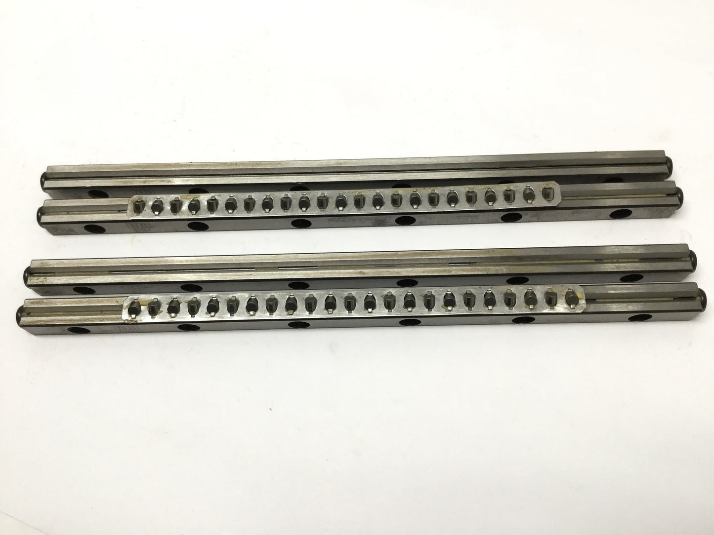 Used Nippon Bearing Del-Tron NB-4240 Linear Crossed Roller Set 150mm Stroke x 240mm L