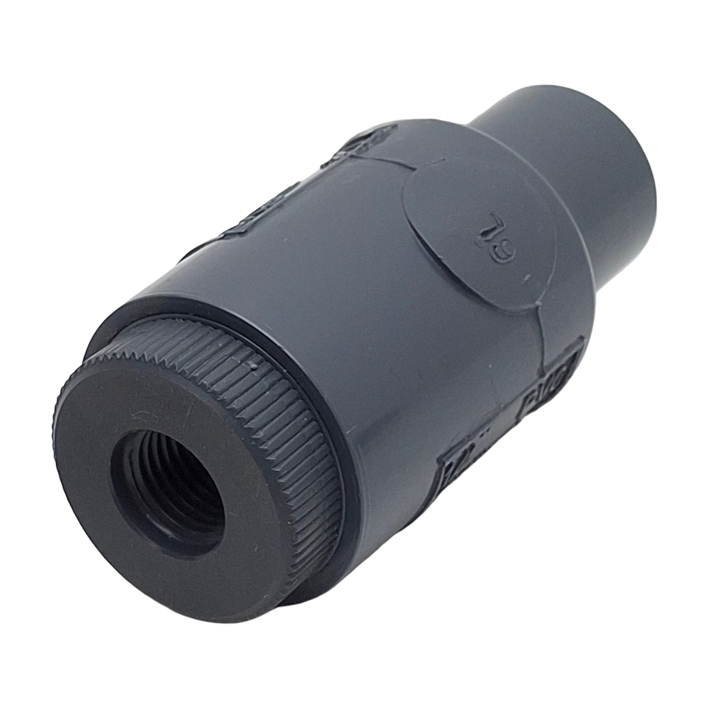 New – Open box Lot of 2 Hayward TC10025T PVC Check Valve, 1/4in x 1/4in Female NPT, 150psi 2gpm