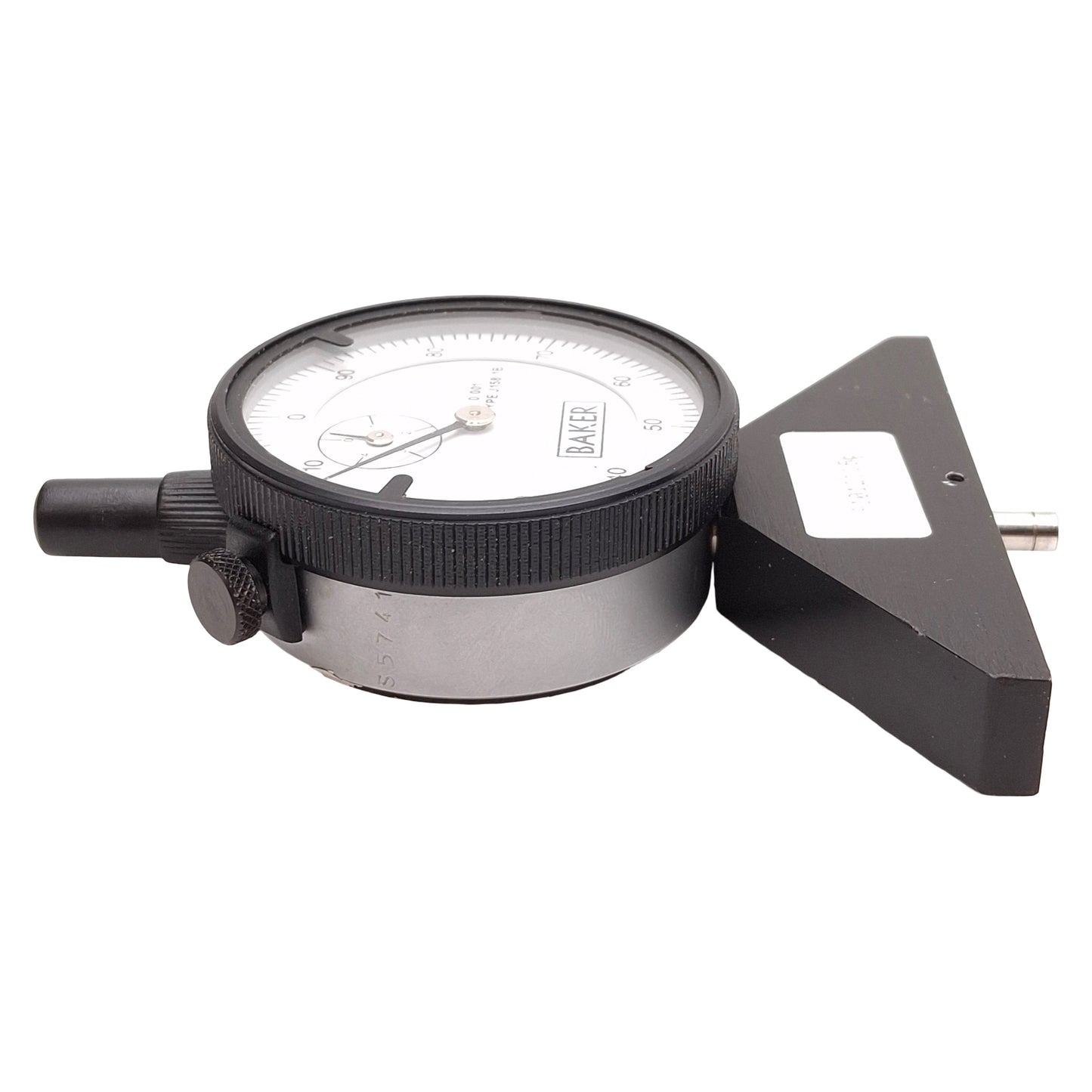 Used Baker J158/1B Dial Depth Gage, ø2-1/4in Bezel, 0.001in Reading, 100-0 Graduation