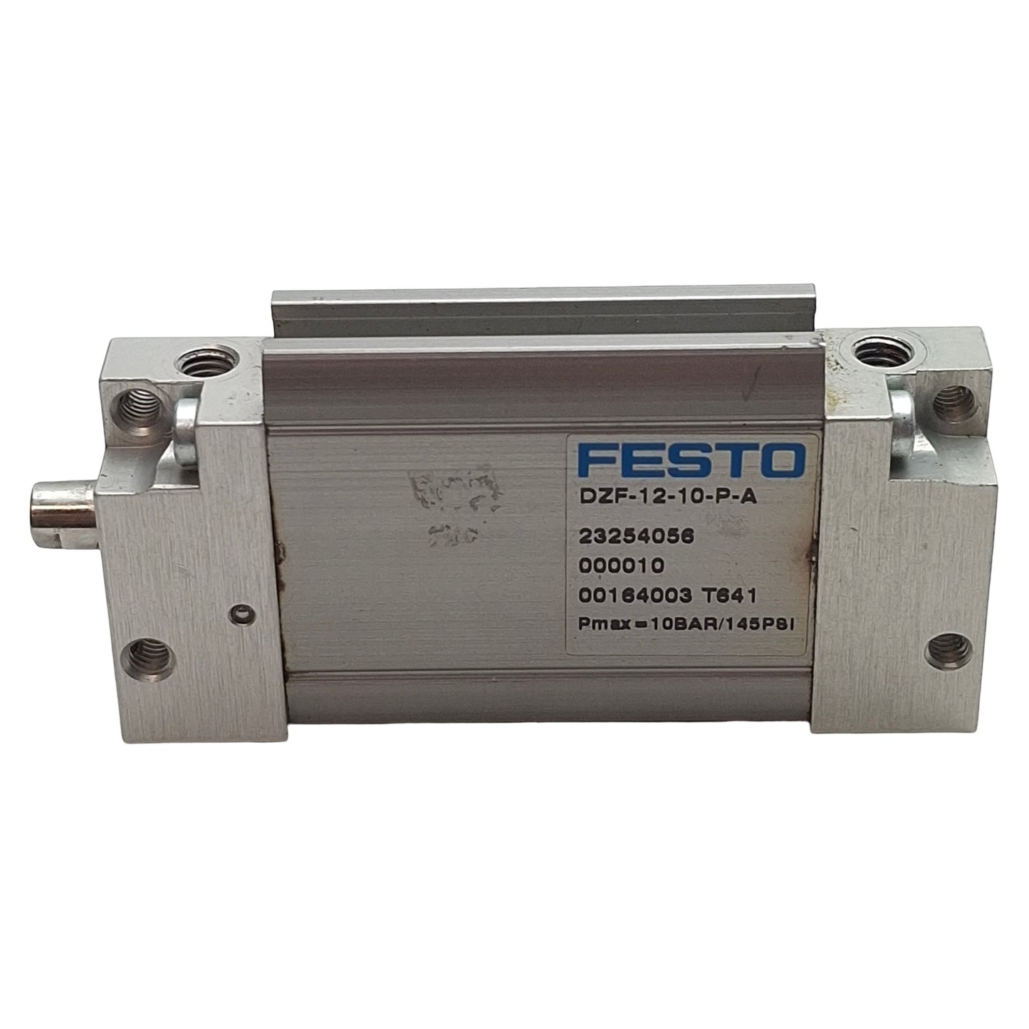 Used Festo DZF-12-10-P-A Flat Cylinder, ø12mm Bore, 10mm Stroke, 0.16-1MPa, M5