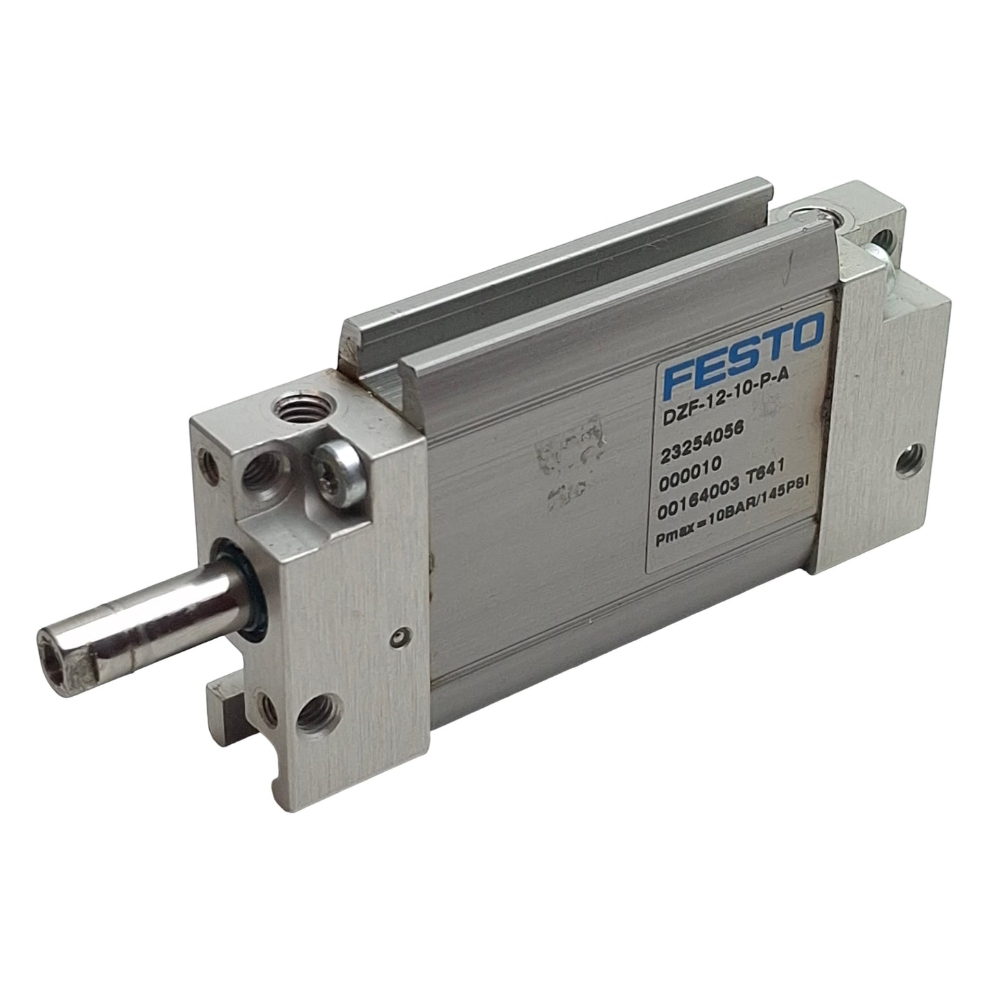 Used Festo DZF-12-10-P-A Flat Cylinder, ø12mm Bore, 10mm Stroke, 0.16-1MPa, M5