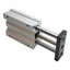Used SMC MGQM16-50-Y7NWL-XC18 Pneumatic Cylinder, ø16mm Bore, 50mm Stroke, M5, 1.0MPa